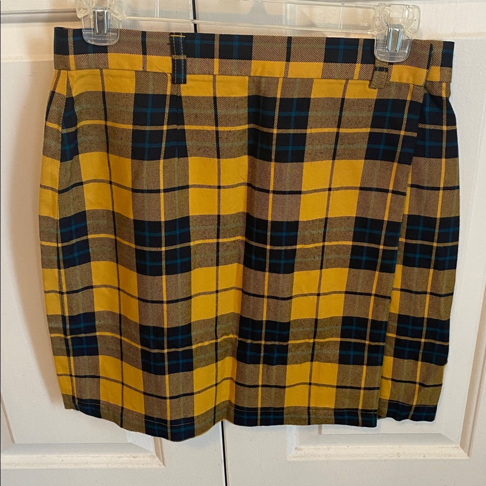 Vintage Gap  Plaid  Mini  Skirt